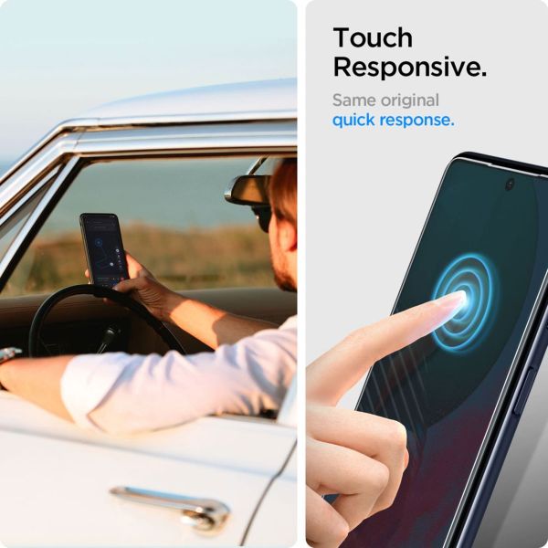 Spigen GLAStR Fit Displayschutzfolie 2er-Pack + Applicator Samsung Galaxy Xcover 7 Pro