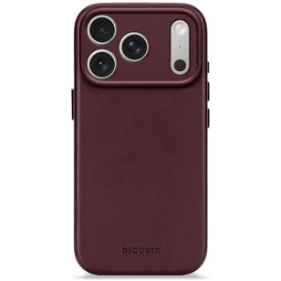 Decoded Leather Backcover MagSafe Apple iPhone 17 Pro - Burgundy