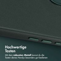 Accezz MagSafe Leather Backcover Apple iPhone 17 - Cedar Green