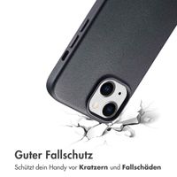 Accezz MagSafe Leather Backcover Apple iPhone 15 - Onyx Black