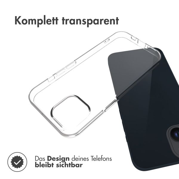 Accezz Clear TPU Backcover Apple iPhone 15 - Transparent