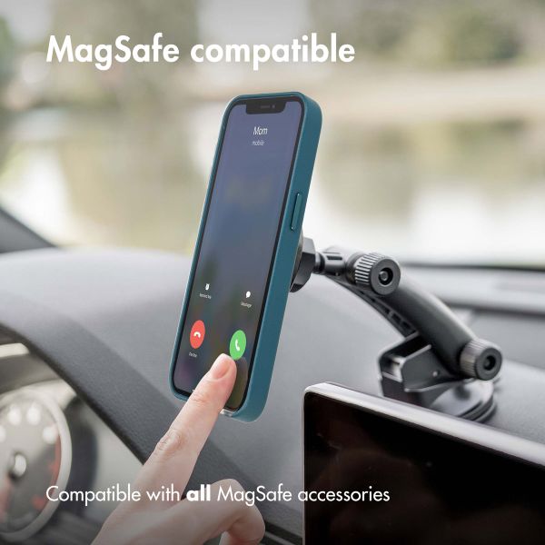 Accezz Leather Backcover mit MagSafe Apple iPhone 14 Plus - Dunkelblau