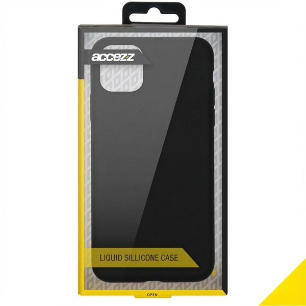 Accezz Liquid Silikoncase Apple iPhone 11 Pro - Schwarz