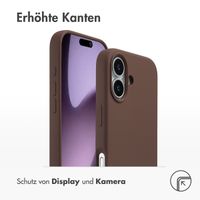 Accezz Liquid Silikoncase mit MagSafe Apple iPhone 17 - New Tea Brown