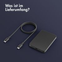 Accezz Kevlar Powerbank 5.000 mAh - MagSafe und Qi - Schwarz