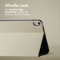 Accezz Classic Klapphülle Apple iPad 11 (2025) 11 Zoll A16 / iPad 10 (2022) 10.9 Zoll - Greige