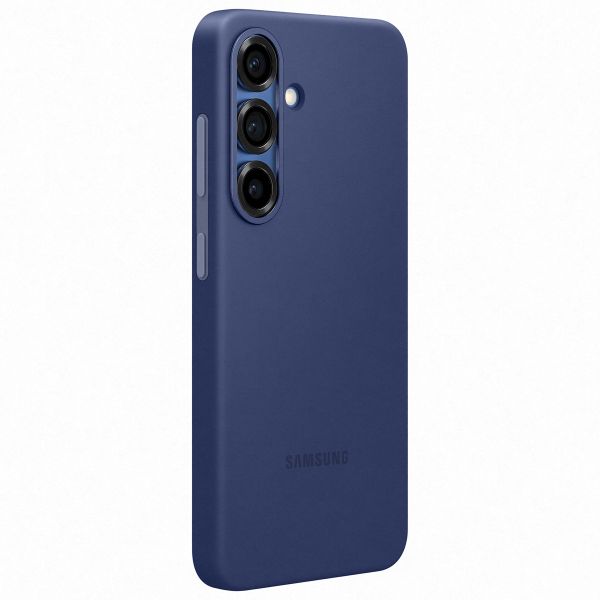 Samsung Original Silikon Cover Samsung Galaxy S25 - Blau
