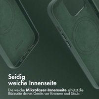 Accezz MagSafe Leather Backcover Apple iPhone 13 Pro - Cedar Green