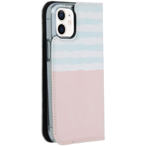 Gestalte deine eigene Compact Gel Klapphülle Apple iPhone 12 Mini - Weiß