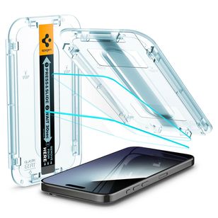 Spigen GLAStR Fit Displayschutzfolie 2er-Pack + Applicator Apple iPhone 15 Pro