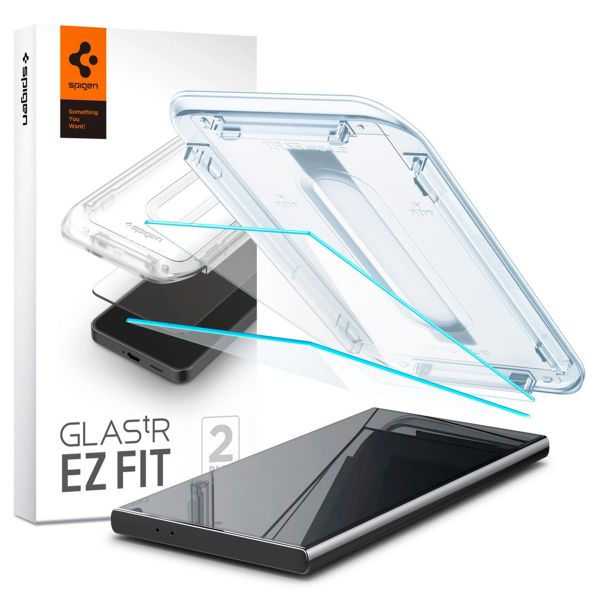 Spigen GLAStR Fit Displayschutzfolie 2er-Pack + Applicator Samsung Galaxy S24 Ultra