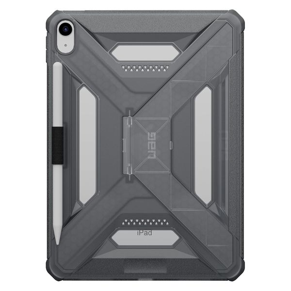 UAG Scout Plus Back Cover mit Ständer Apple iPad 11 (2025) 11 Zoll A16 / iPad 10 (2022) 10.9 Zoll - Ash