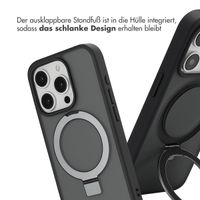 Accezz Ring Stand Backcover mit MagSafe Apple iPhone 15 Pro - Schwarz