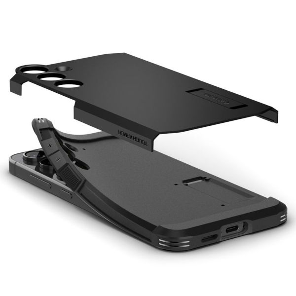 Spigen Tough Armor Backcover Samsung Galaxy S24 FE - Schwarz