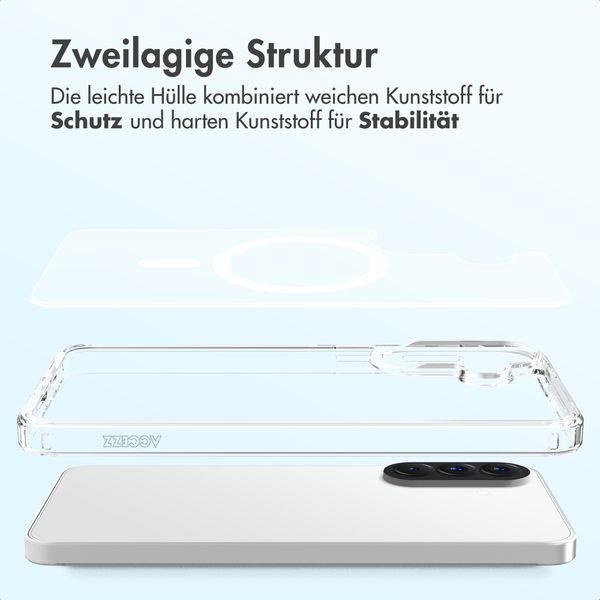 Accezz Xtreme Impact Backcover mit MagSafe Samsung Galaxy A57 (5G) - Transparent