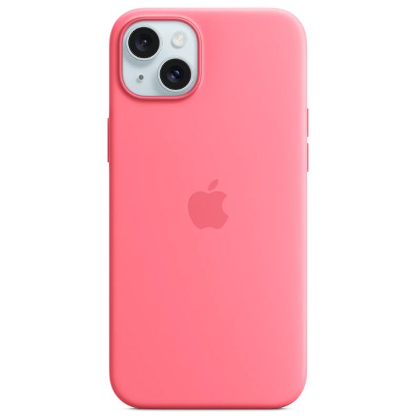 Apple Silikon-Case MagSafe Apple iPhone 15 Plus - Rosa
