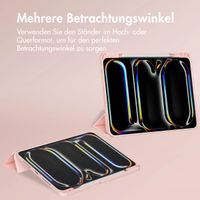 Accezz Smarte Klapphülle aus Silikon Apple iPad Pro 11 (2025) M5 / (2024) M4 - Rosa