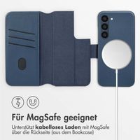 Accezz 2-in-1 Klapphülle aus Leder mit MagSafe Samsung Galaxy S23 - Nightfall Blue