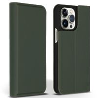 Accezz Premium Leather Slim Klapphülle Apple iPhone 14 Pro Max - Grün