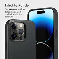Accezz 2-in-1 Klapphülle aus Leder mit MagSafe Apple iPhone 14 Pro - Onyx Black