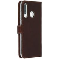 Selencia Echtleder Klapphülle Huawei P30 Lite - Braun