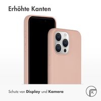Accezz Liquid Silikoncase Apple iPhone 15 Pro Max - Rosa
