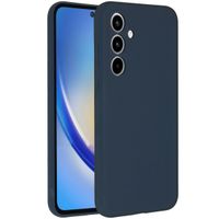 Accezz Liquid Silikoncase Samsung Galaxy A35 - Dunkelblau