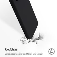 Accezz Liquid Silikoncase Google Pixel 9A - Schwarz