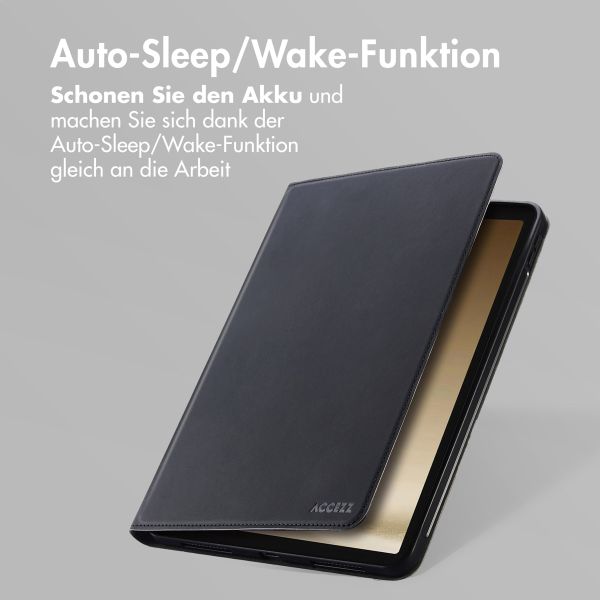 Accezz Classic Klapphülle Samsung Galaxy Tab A9 8.7 Zoll - Schwarz