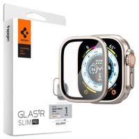 Spigen Glas.tR Slim Pro Displayschutzfolie für das Apple Watch Ultra 1 / 2 - 49 mm - Titaniun