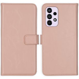 Selencia Echtleder Klapphülle Samsung Galaxy A33 - Dusty Pink