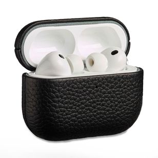 Accezz Echtleder Case  Apple Airpods Pro 3 - Schwarz