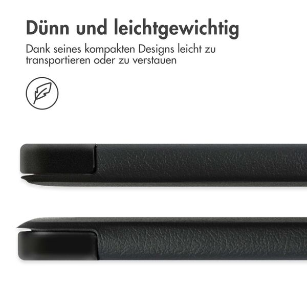 Accezz Trifold Klapphülle Apple iPad Mini 7 (2024) / iPad Mini 6 (2021) - Schwarz