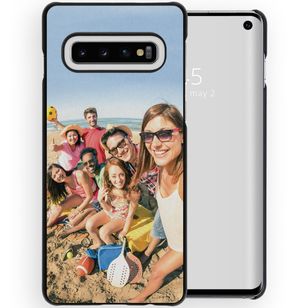 Gestalte deine eigene Hardcase Hülle Samsung Galaxy S10 - Schwarz
