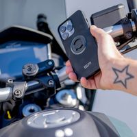 SP Connect Moto Mount LT Fahrrad-/Scooter-/Motorrad-Handyhalterung für SPC+ Hüllen - Schwarz