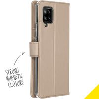 Accezz Wallet TPU Klapphülle Samsung Galaxy A42 - Gold