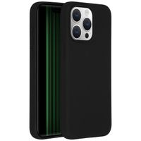 Accezz Liquid Silikoncase Apple iPhone 15 Pro Max - Schwarz