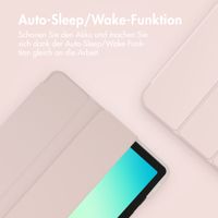 Accezz Smarte Klapphülle aus Silikon Samsung Galaxy Tab A11 Plus / A9 Plus - Rosa