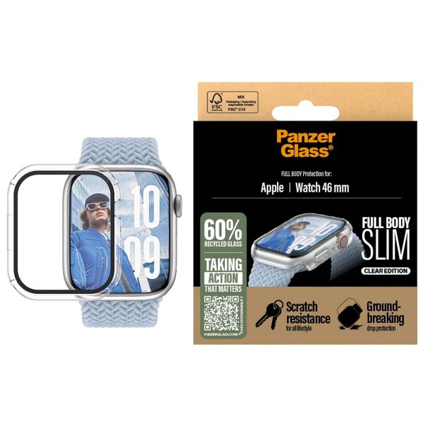 PanzerGlass Full Body Case Slim Apple Watch 10 / 11 / 12 - 46 mm - Transparent