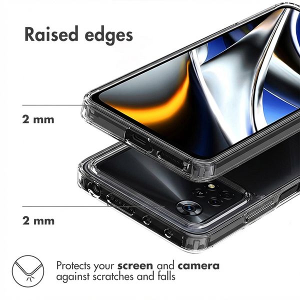 Accezz Xtreme Impact Case Xiaomi Poco X4 Pro 5G - Transparent