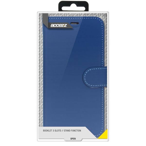Accezz Wallet TPU Klapphülle Apple iPhone 12 Pro Max - Blau