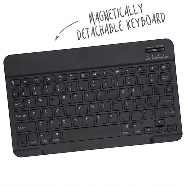 Accezz Bluetooth Keyboard Klapphülle Samsung Galaxy Tab A11 - QWERTY / NL - Schwarz