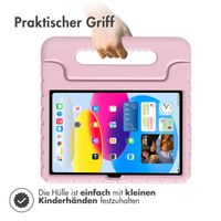 Accezz SchutzHülle mit Handgriff kindersicher Apple iPad 11 (2025) 11 Zoll A16 / iPad 10 (2022) 10.9 Zoll - Hellrosa
