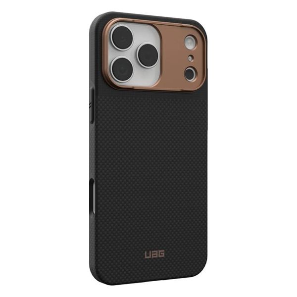 UAG Fibr Armr Kevlar Hülle mit MagSafe Apple iPhone 17 Pro - Graphite / Bronze