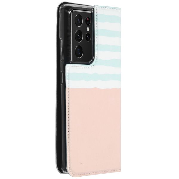 Gestalte deine eigene Compact Gel Klapphülle Samsung Galaxy S21 Ultra - Weiß