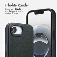 Accezz MagSafe Leather Backcover Apple iPhone 17e / 16e - Onyx Black