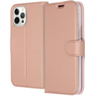 Accezz Wallet TPU Klapphülle Apple iPhone 12 Pro Max - Rosé gold