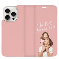 Gestalte deine eigene Compact Gel Klapphülle Apple iPhone 15 Pro - Weiß