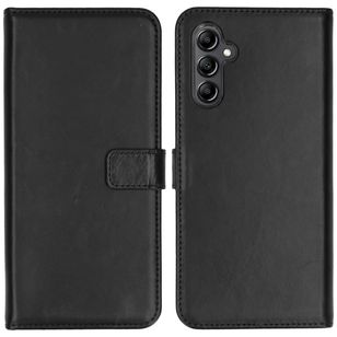 Selencia Echtleder Klapphülle Samsung Galaxy A14 (5G/4G) - Schwarz