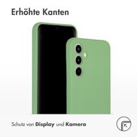 Accezz Liquid Silikoncase Samsung Galaxy A35 - Grün